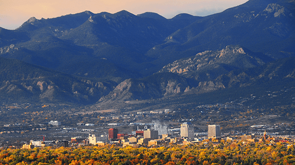 Photo Downtown, Colorado Springs, Colorado Photo downtown, Colorado Springs, Colorado