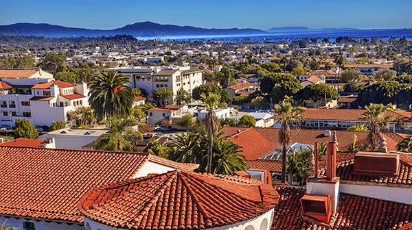 Photo Downtown, Santa Barbara, California Photo downtown, Santa Barbara, California