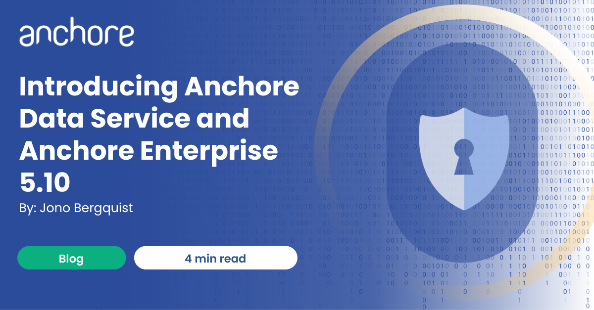 Introducing Anchore Data Service and Anchore Enterprise 5.10