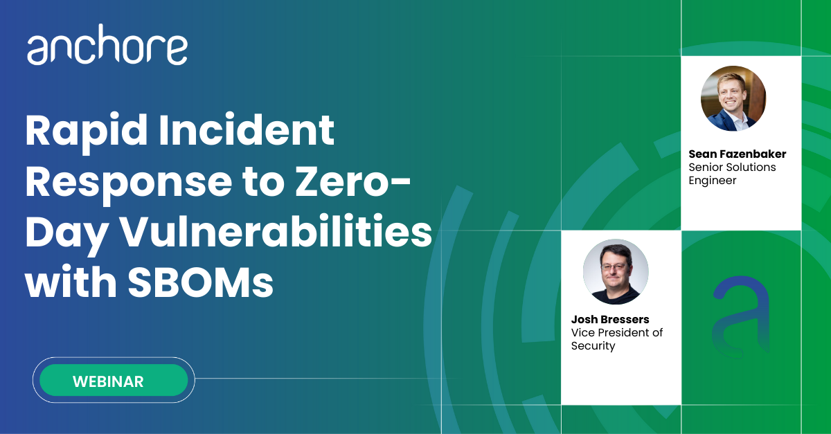 Rapid Incident Response to Zero-Day Vulnerabilities with SBOMs