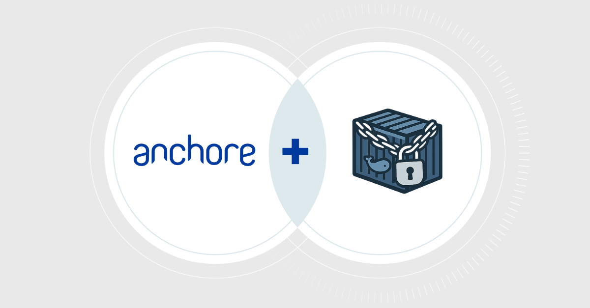 Anchore Logo + Hardened Container Icon