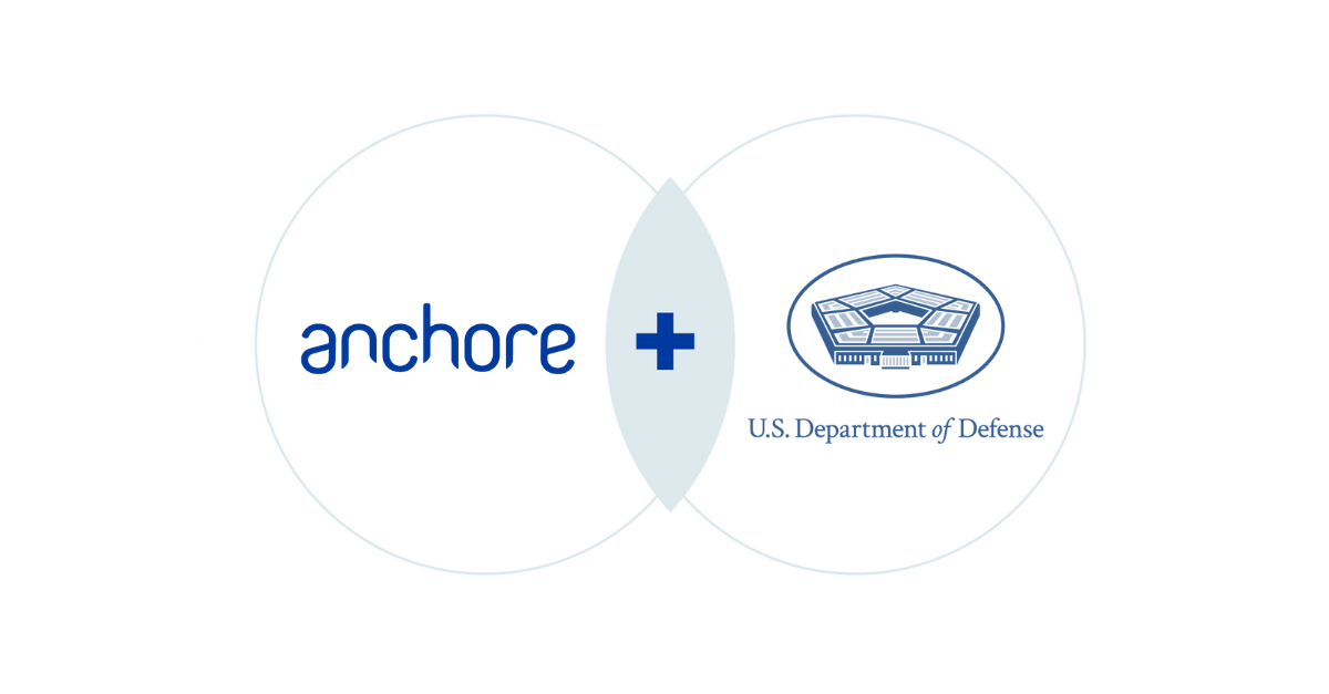 Anchore + US Department of Defense Logos