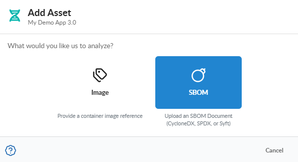 Add SBOM Asset
